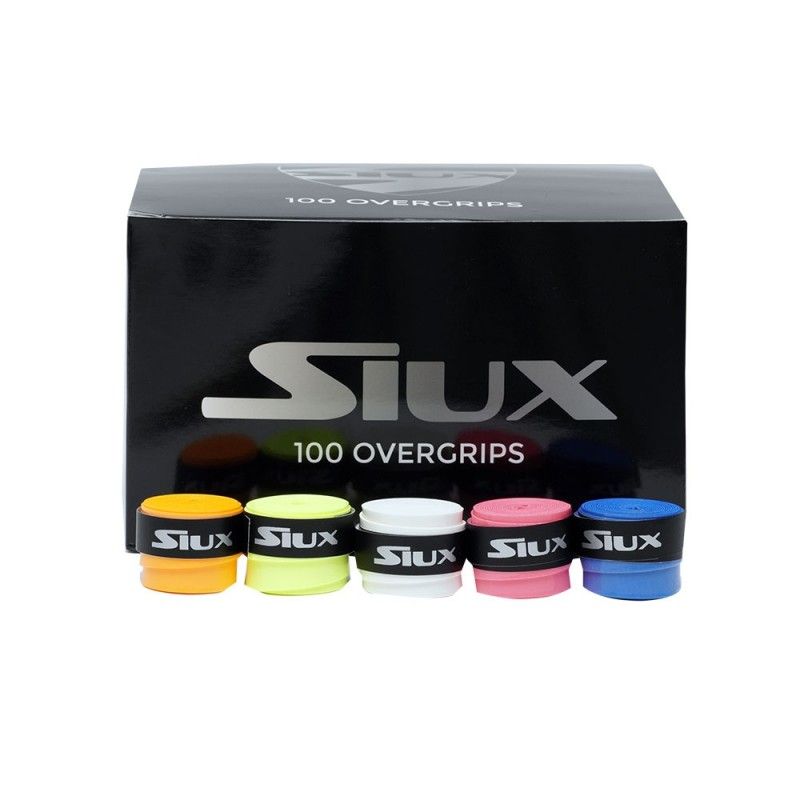 Caja 100 Overgrip Siux Liso Multicolor