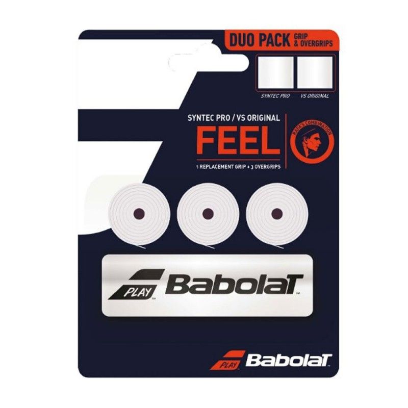 Grip Babolat Syntec Pro X1 Vs Original X3 Blanco