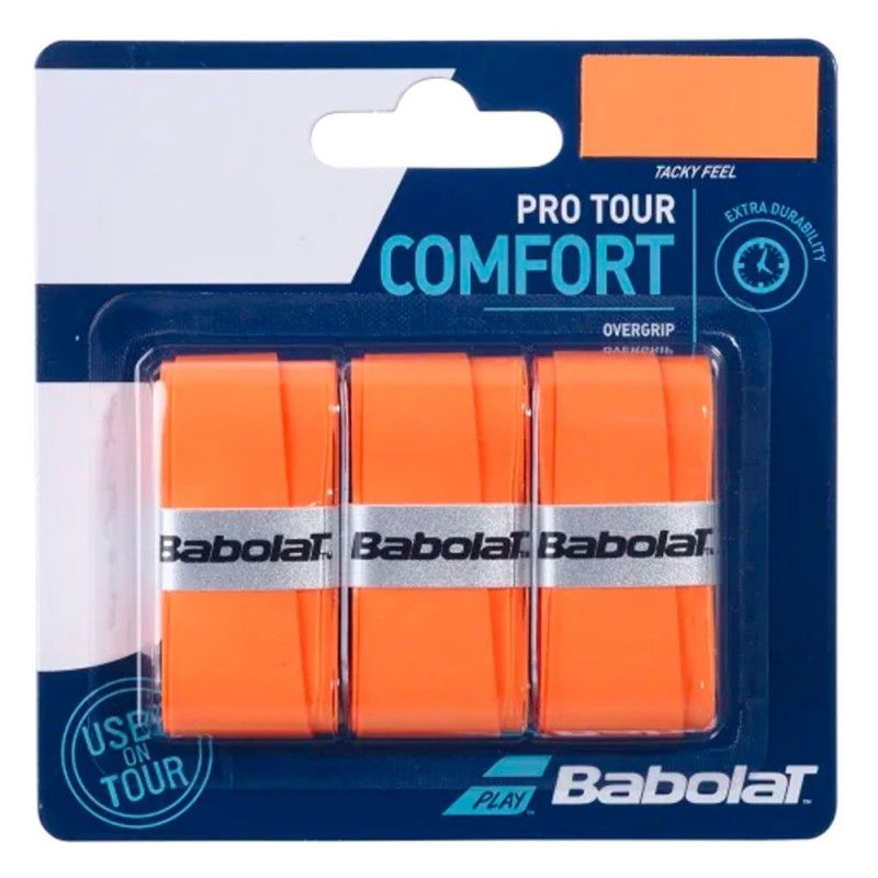 Overgrip Babolat Pro Tour X3 Naranja