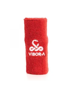 Muñequera Vibora Rojo Logo Blanco | Ofertas de pádel