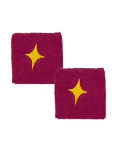 Par Muñequera Star Vie Morado Star Yellow | Ofertas de pádel