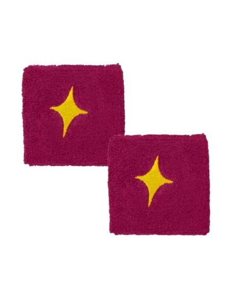 Pair Wristband Star Vie Purple Star Yellow | Ofertas de padel