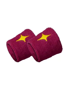 Par Muñequera Star Vie Morado Star Yellow | Ofertas de padel 2