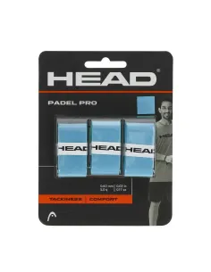 3 Unités Overgrip Head Padel Pro 3 Bleu