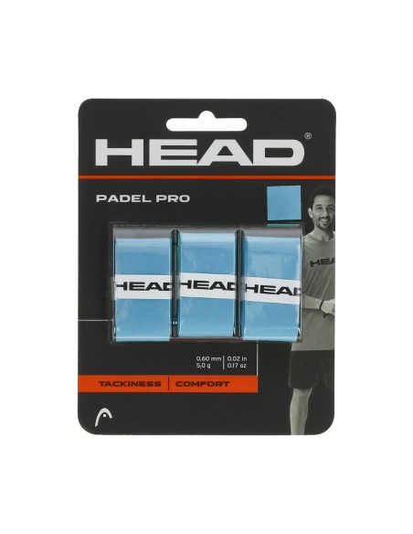 3 Unidades Overgrip Head Padel Pro 3 Azul | Ofertas de pádel