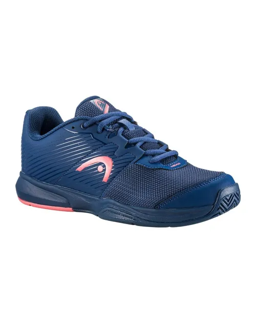 Head Revolt Court Coral Azul Feminino 274402 Dbco | Ofertas de padel