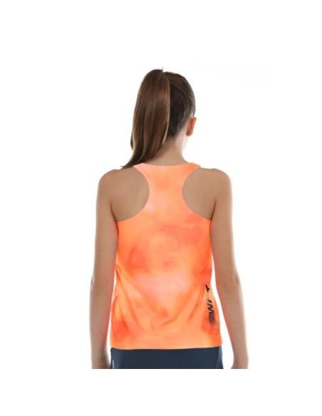 Camiseta Bullpadel Yari Naranja FlÚor Girl | Ofertas de pádel