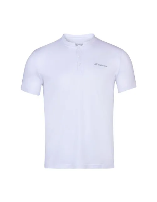 Polo Babolat Play Blanco NiÑo | Ofertas de pádel