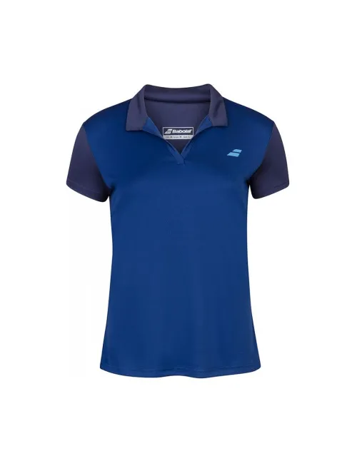 Polo shirt Babolat Play Navy Blue Girl's | Ofertas de padel