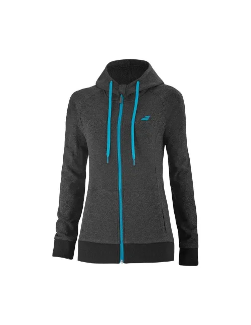 Sudadera Babolat Exercise Hood Gris Oscuro NiÑa