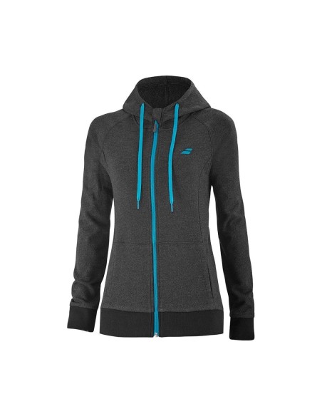 Sweatshirt Babolat Exercise Hood Dark Grey Girl's |Padel offers