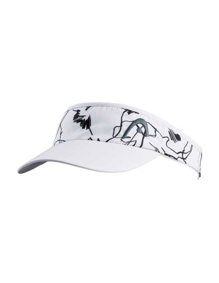 Visera Head Pro Player Flowers Blanco Gris | Ofertas de pádel