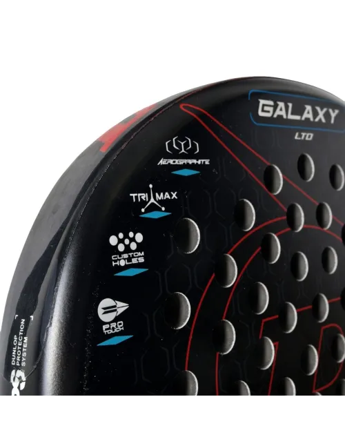 Dunlop Galaxy Preto / Vermelho | Ofertas de padel