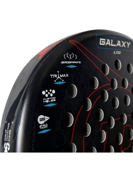 Dunlop Galaxy Preto / Vermelho | Ofertas de padel Dunlop Galaxy Preto / Vermelho | Ofertas de padel