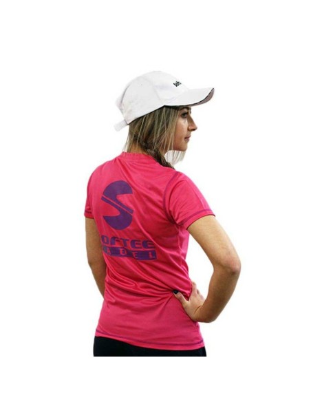 Camiseta Softee Padel Zero Fucsia Mujer | Ofertas de pádel