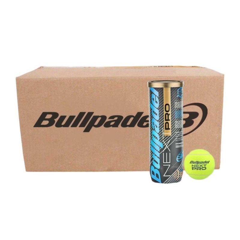 Box of 24 cans of BullPadel Fip Next Pro balls | Paddle ball box | Bullpadel 