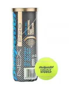 Bote 3 pelotas de pádel Bullpadel Fip Next Pro