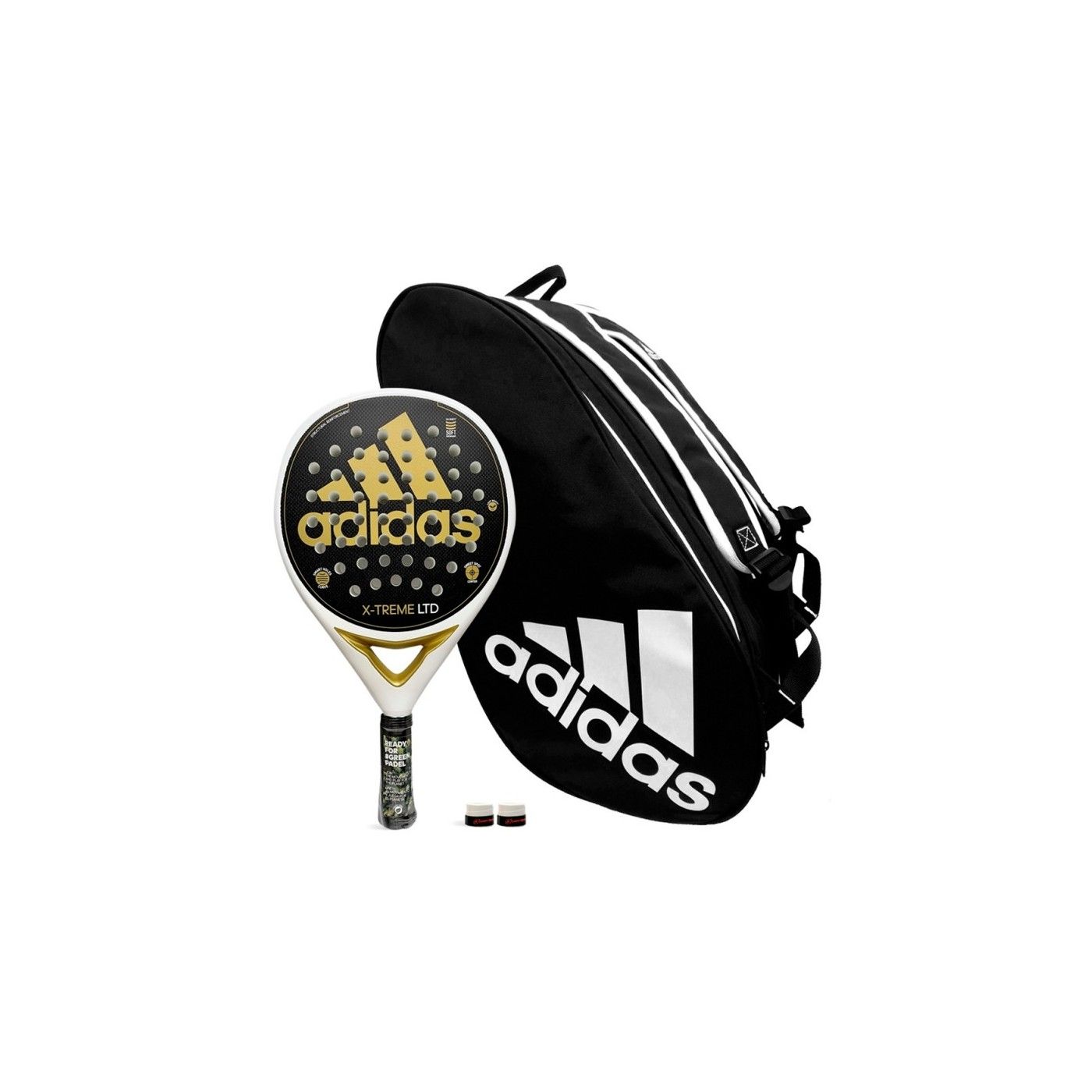especificación Claire dictador Pack Adidas X-Treme LTD White / Gold + Bag Control | Ofertas De Pádel