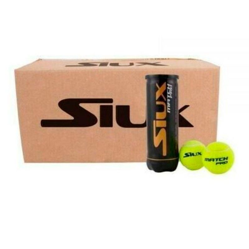 Caixa 24 latas de bolas Siux Match Pro | Gaveta bolas de padel | Siux 