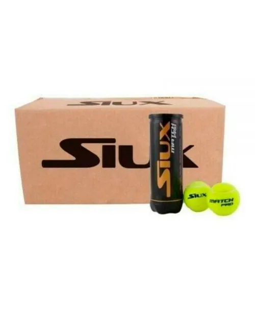 CASSETTA DI 24 LATTINE CON 3 PALLE Siux MATCH Pro |Padel offers