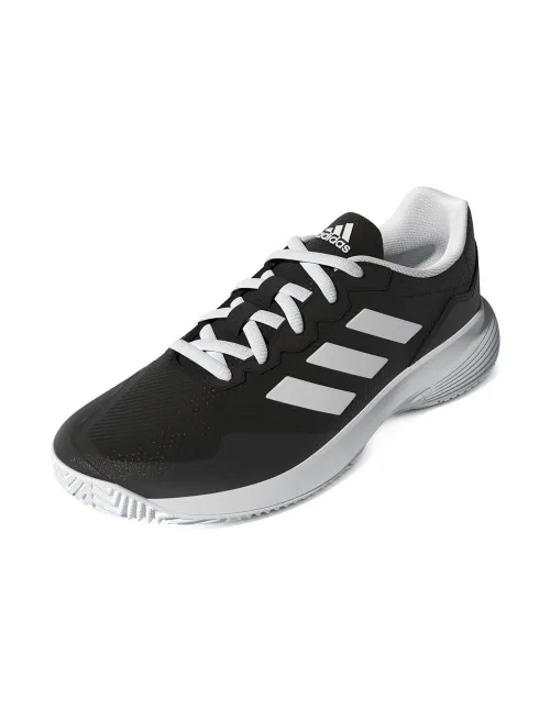 Adidas Gamecourt 2 Preto Branco Mulheres GZ0694 | Ofertas de padel