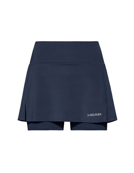 Head Skort Club Basic azul-marinho para mulher | Ofertas de padel