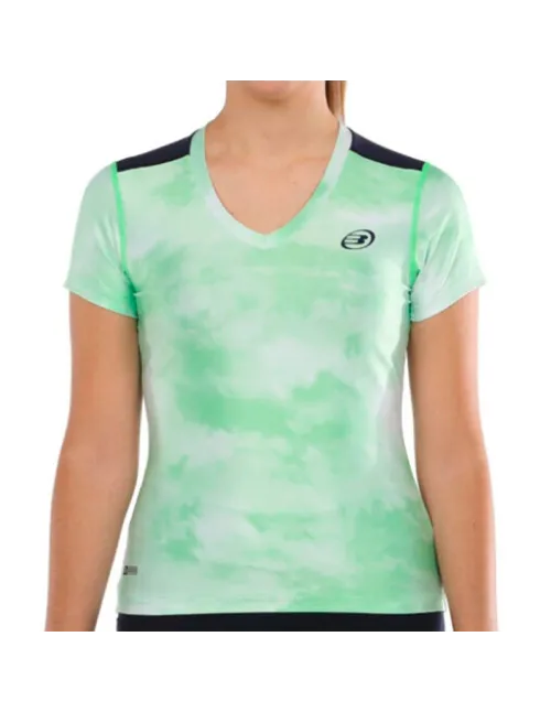 Camiseta Bullpadel Eustas Verde Acido Mujer