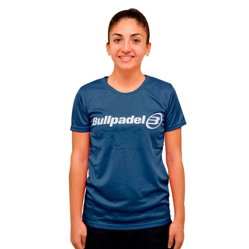 T-shirt Bullpadel Navy Blue Woman
