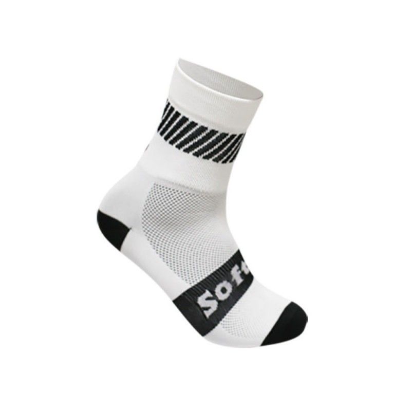 Softee Walk Half Socks White