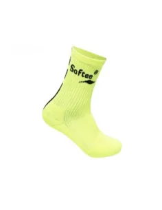 Chaussettes Softee Mi-Mollet Premium Jaune Fluo