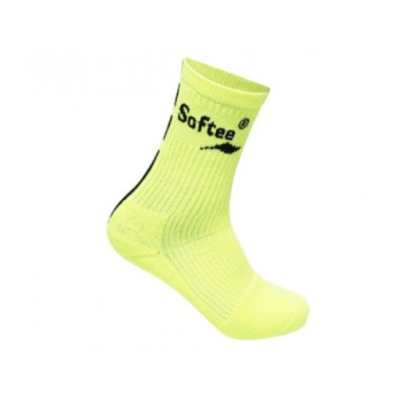 Softee Premium Half Shaft Socks Fluor Yellow