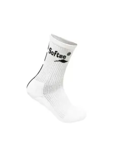 Chaussettes Softee Mi-Mollet Premium Blanc Noir