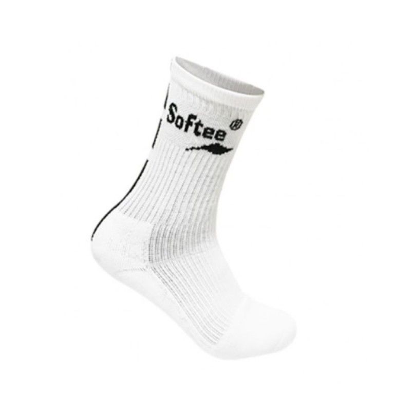 Softee Premium Half Shaft Socks Black White Premium Socks Black