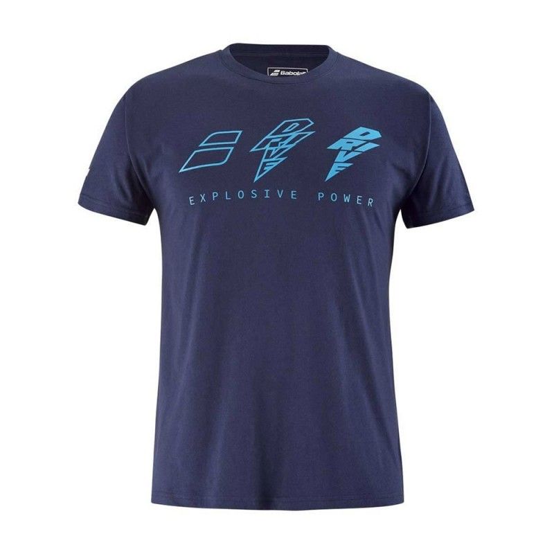 Camiseta Babolat Drive Azul Marino