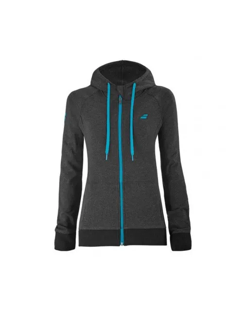 Sudadera Babolat Exercise Hood Gris Oscuro Mujer