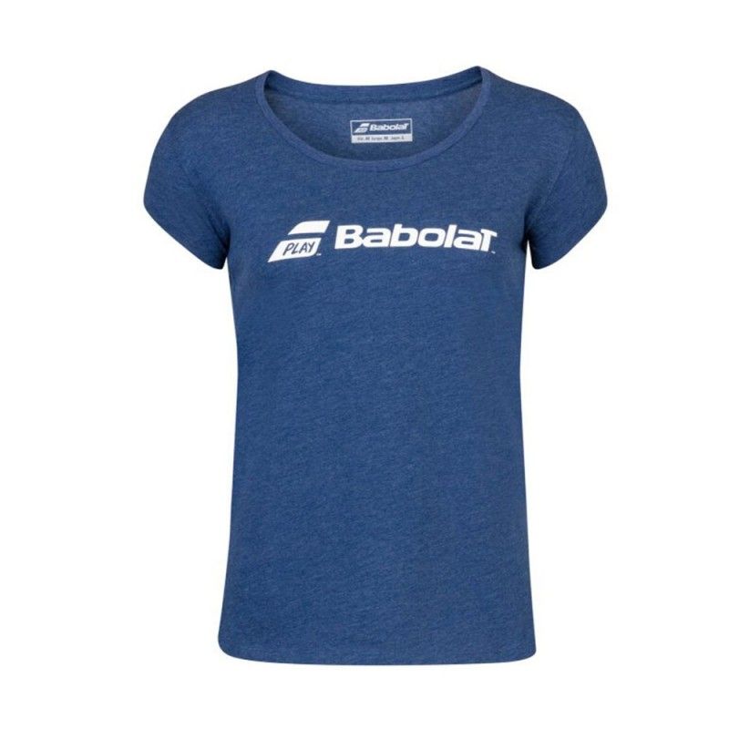 T-shirt Babolat Exercício Azul-marinho para mulher