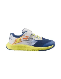 Babolat Pulsion All Court Blanco Azul Niño 32s21518 4087 | Ofertas de pádel