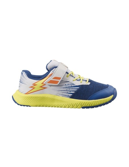 Babolat Pulsion All Court White Blue Children's 32s21518 4087 | Ofertas de padel