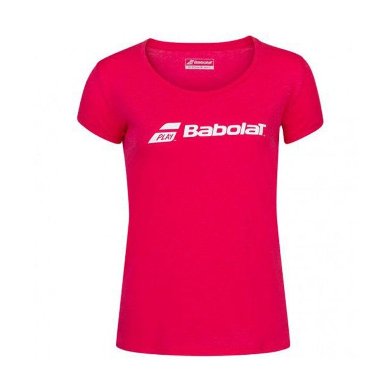 T-shirt Babolat Exercício Rosa Mulher