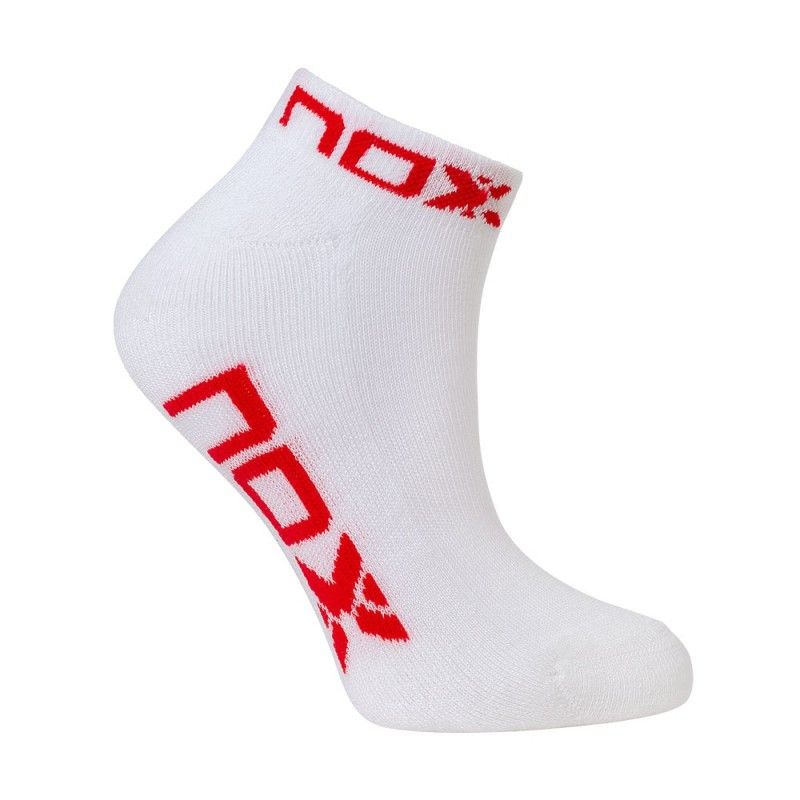 Socks Nox Ankle Socks White Red Women