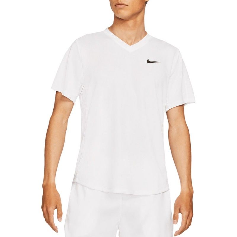 Camiseta Nike Court Dri-Fit Victory Blanco