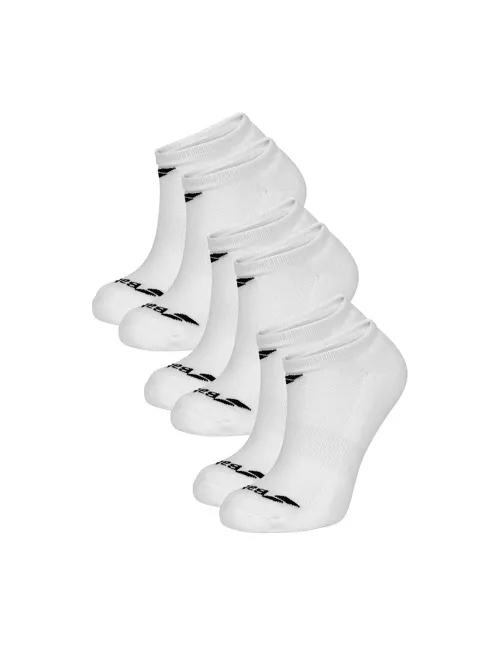 Calcetín Invisible 3pack Babolat Blanco Junior | Ofertas de pádel