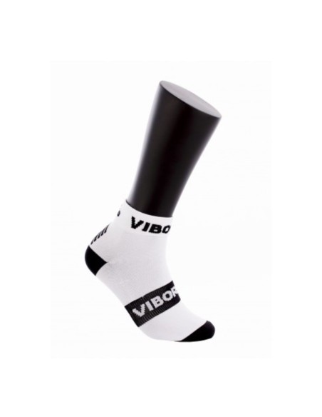Calcetines Vibor-A Kait Caña Baja Blanco Negro | Ofertas de pádel