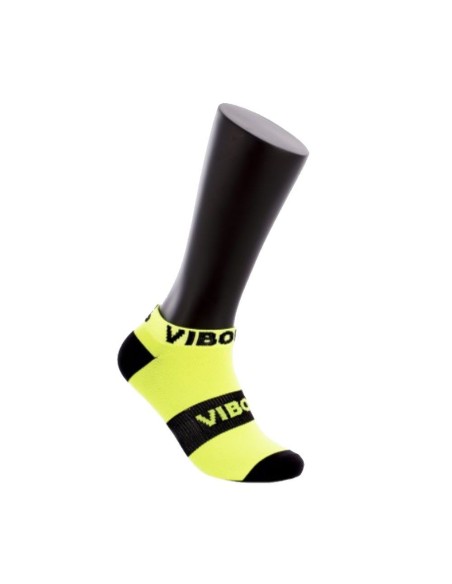 Vibor-A Calzini Kait Invisible Yellow Yellow Black |Padel offers