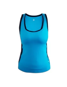 Camiseta Black Crown Calella Turquesa Marino Mujer | Ofertas de pádel