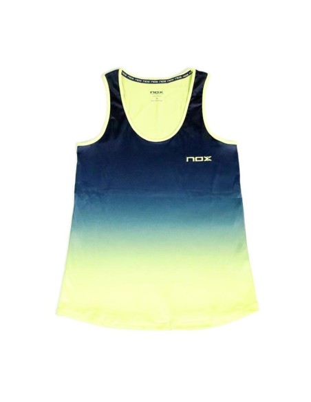 Camiseta Tirantes Nox Pro Azul Lima Mujer | Ofertas de pádel