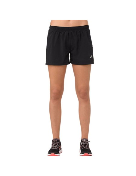 Pantalon Corto Asics Silver 4in Negro Mujer | Ofertas de pádel