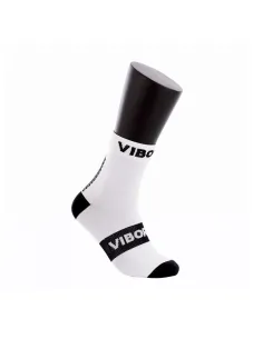 Chaussettes Vibora Kait, bas de tige, blanc noir.