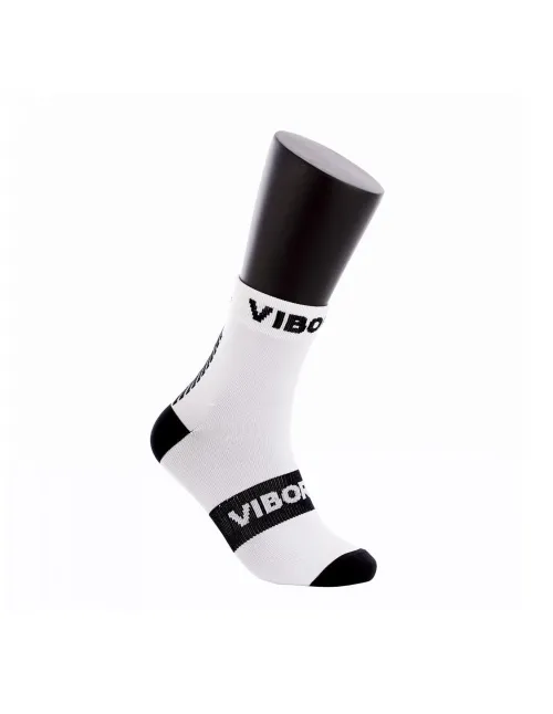 Calcetines Vibora Kait Caña Baja Blanco Negro