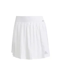Falda Plisada Adidas Club Blanco Mujer | Ofertas de pádel